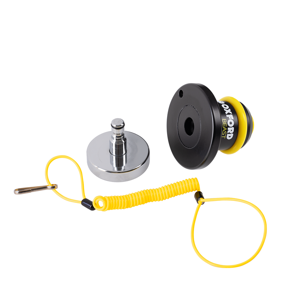 Oxford Lucchetto Beast LK120 Per Moto - Antismerigliatrice, Perno 30mm, Peso 3.6kg - Massima Sicurezza